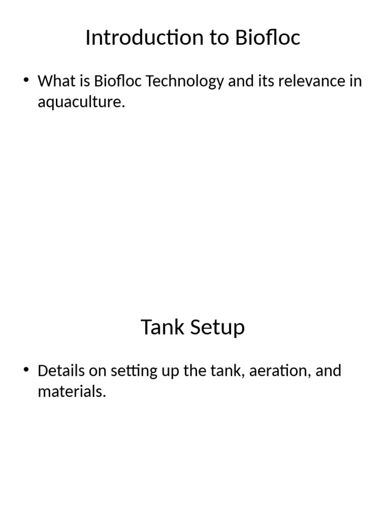 Biofloc Technology Manual Compressed | PDF
