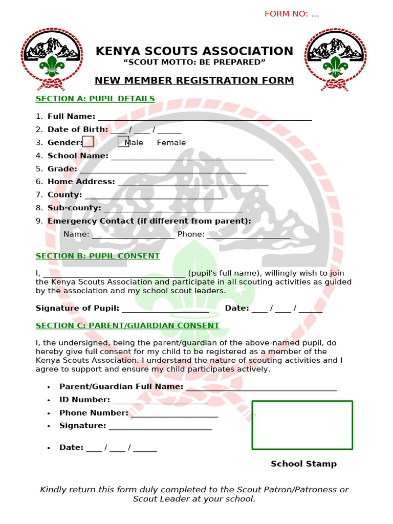 Kenya Scouts Uniform Price List 2023 | PDF | Scouting | Softlines (Retail), image size:768x1024