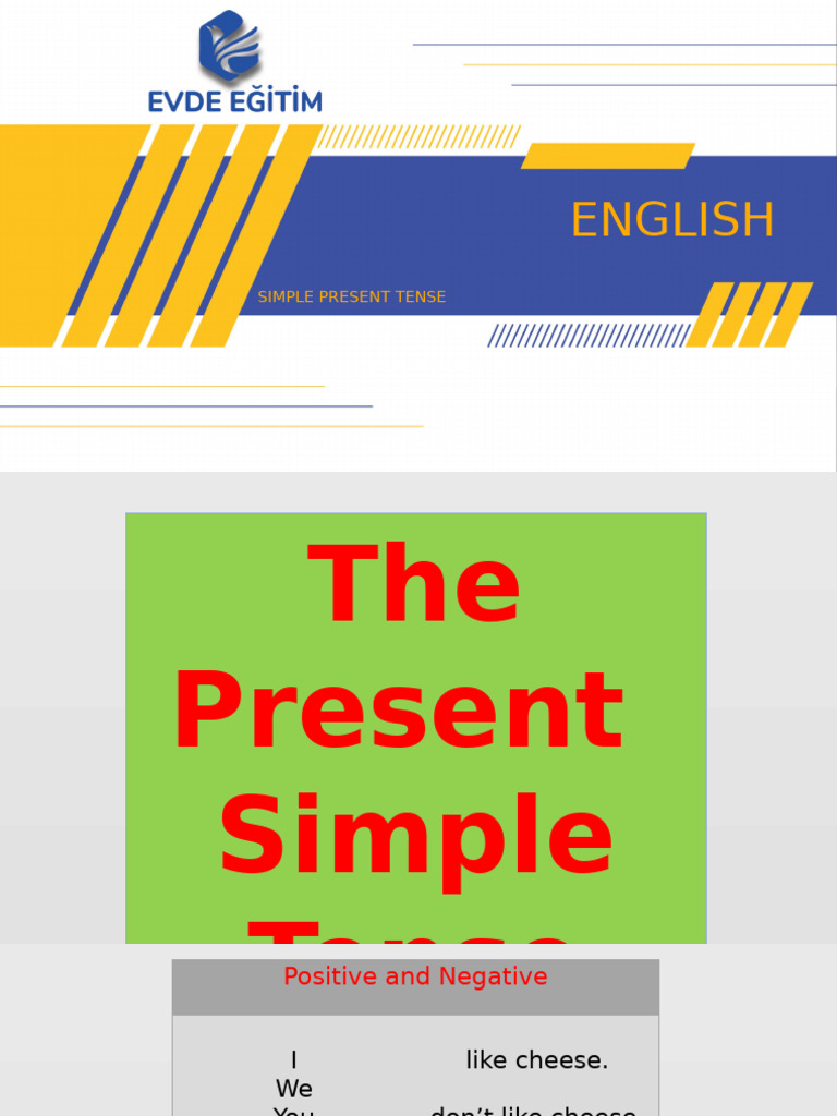 Simple Present Tense Overview | PDF