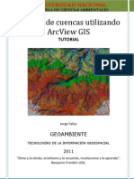 Análisis de Cuencas Utilizando ArcView GIS Tutorial 3 Nov - 2011