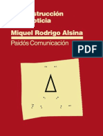 Rodrigo Alsina Miquel - La Construccion de La Noticia