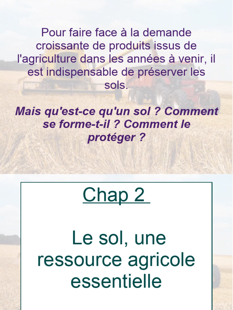 Composition et protection des sols | PDF | Sol (pédologie) | Matière
