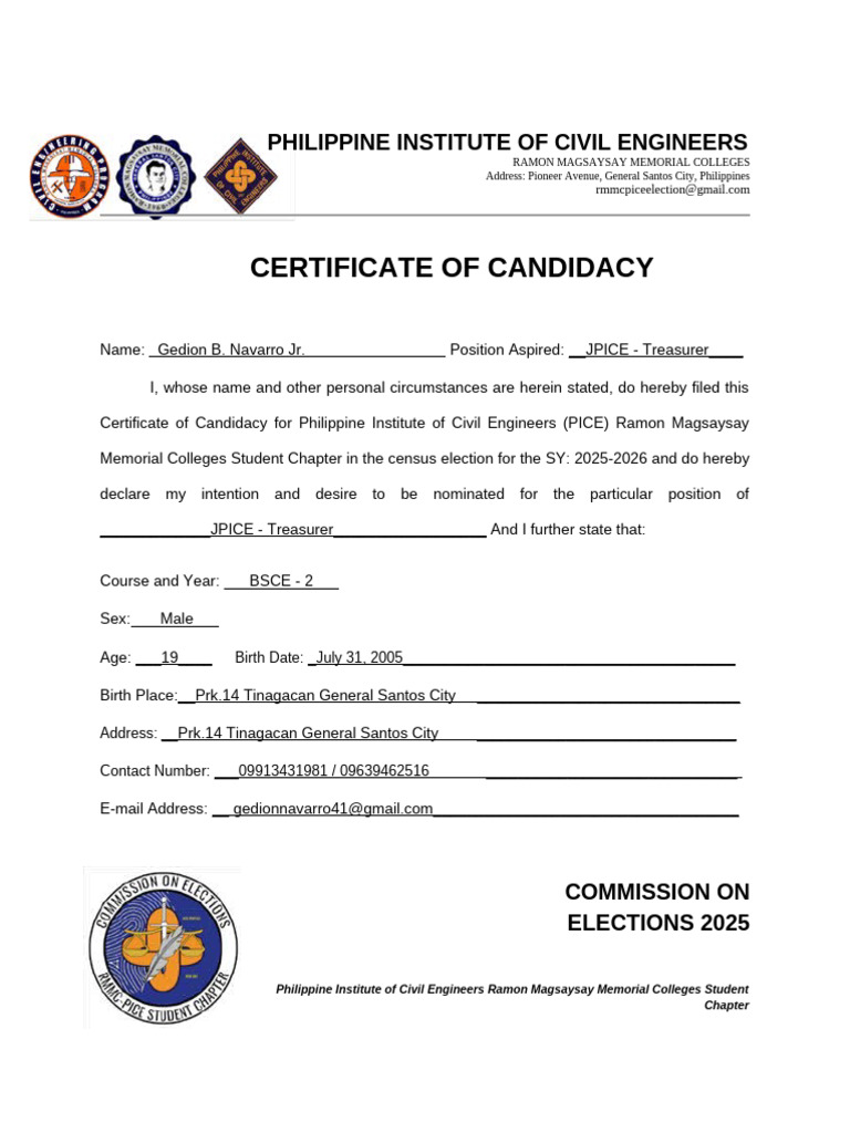 Philippine Institute of Civil Engineers | PDF