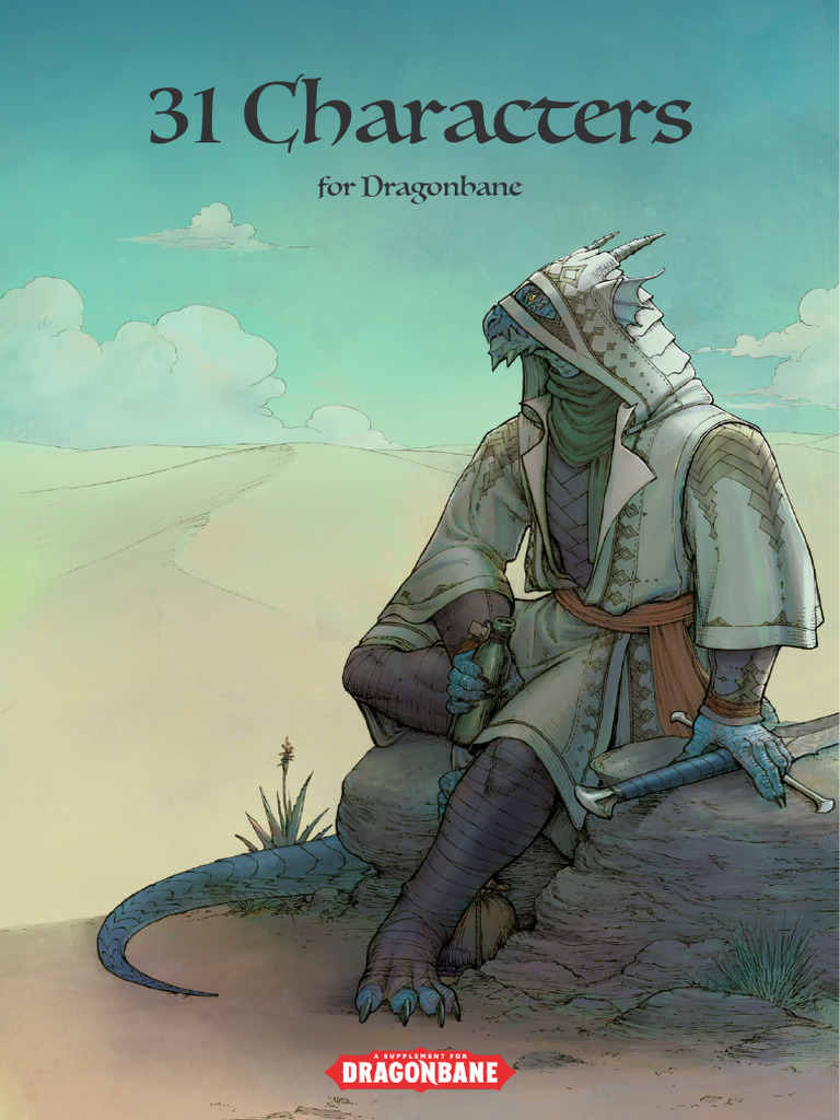 31 Pregenerated Characters for Dragonbane | PDF