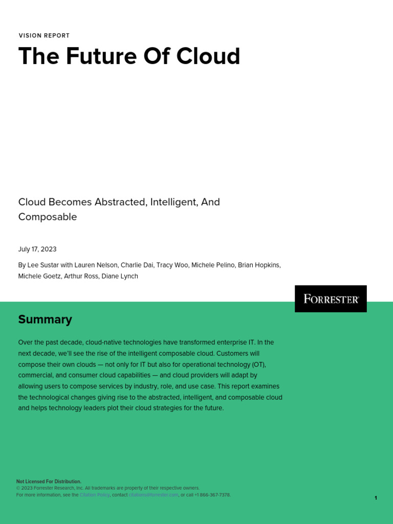 The-Future-Of-Cloud | PDF | Cloud Computing | Artificial Intelligence