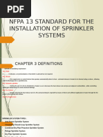 NFPA 13 SPRINKLER INSTALLATION REQUIREMENTS | PDF | Fire Sprinkler ...