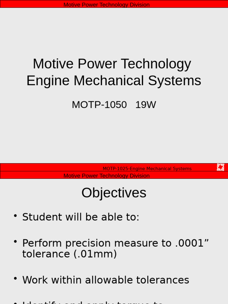 2 Precision MEasuring 2019 Week 2 | PDF | Torque | Engineering Tolerance