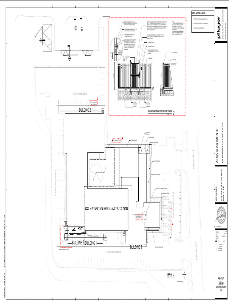A1.00 Architecture Site Plan | PDF