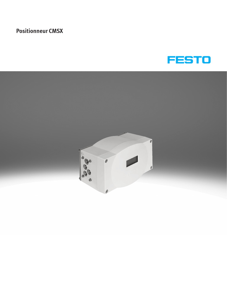 Positionneur CMSX : Régulateur Électropneumatique | PDF | Automate ...