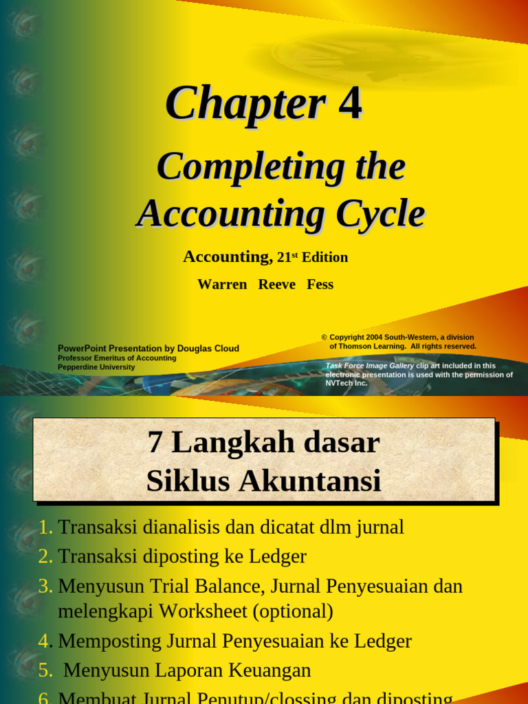 Accounting Cycle Completion Steps | PDF | Debits And Credits | Expense