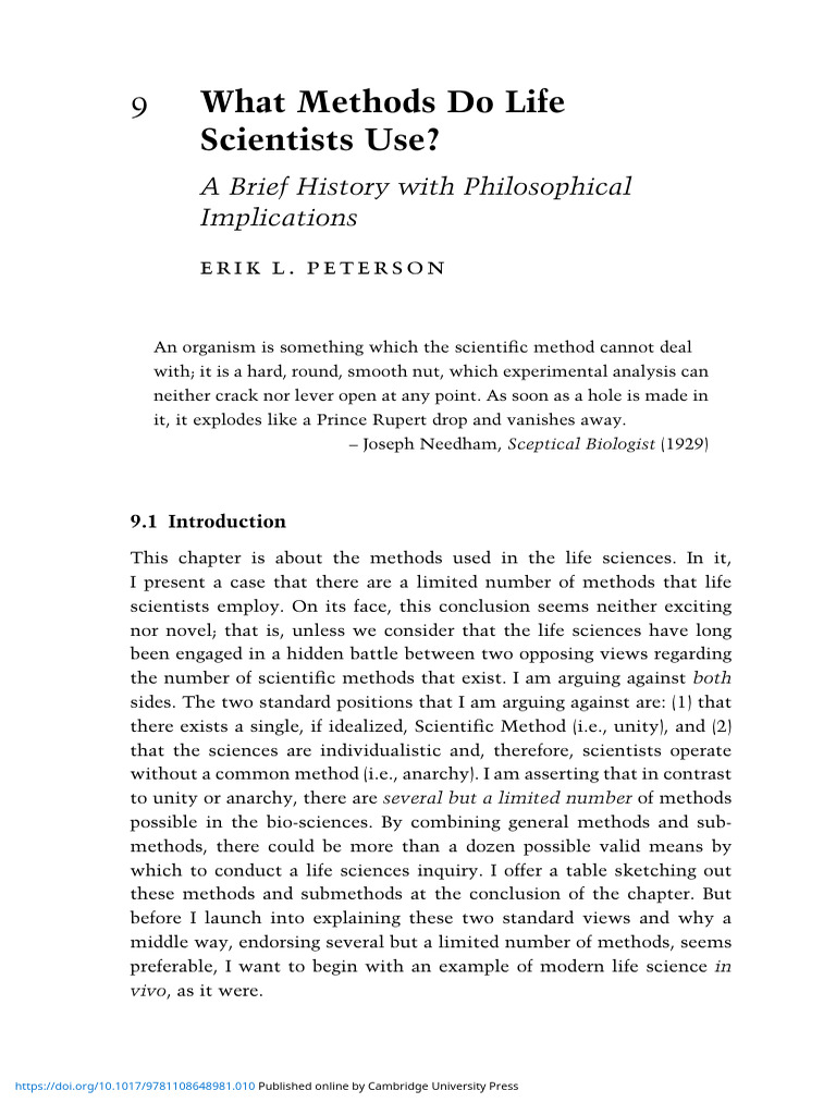 15.0 PP 168 192 What Methods Do Life Scientists Use | PDF ...