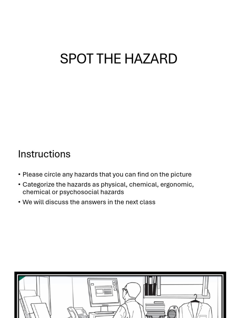 Identify Workplace Hazards Activity | PDF