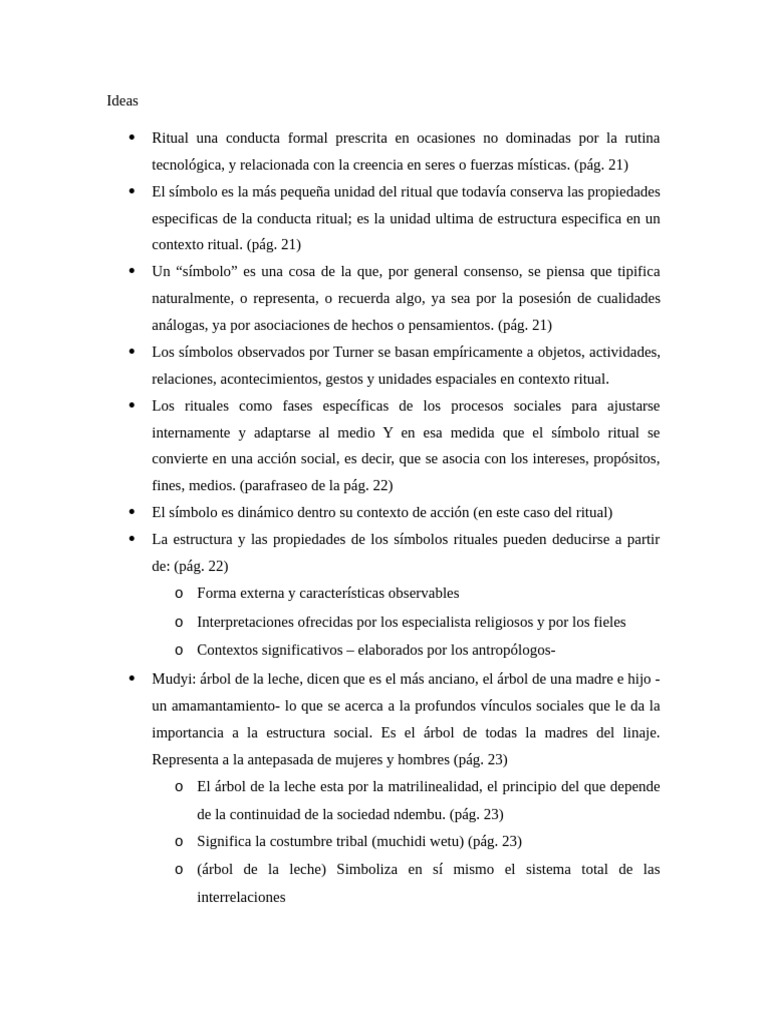 Ideas Simbolos Turner | PDF | Rituales | Los símbolos