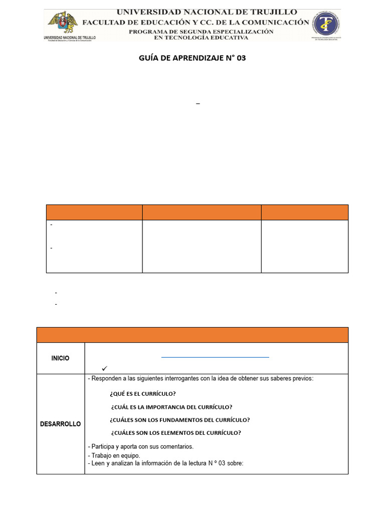 Teoría Curricular y su Importancia | PDF | Plan de estudios | Aprendizaje