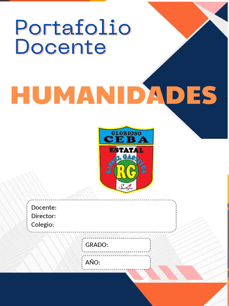Caratula Portafolio Docente 2025 | PDF | Aprendizaje | Enseñando