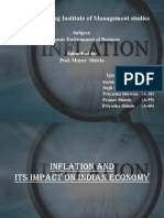 Inflation and Its Impact On Indian Economy