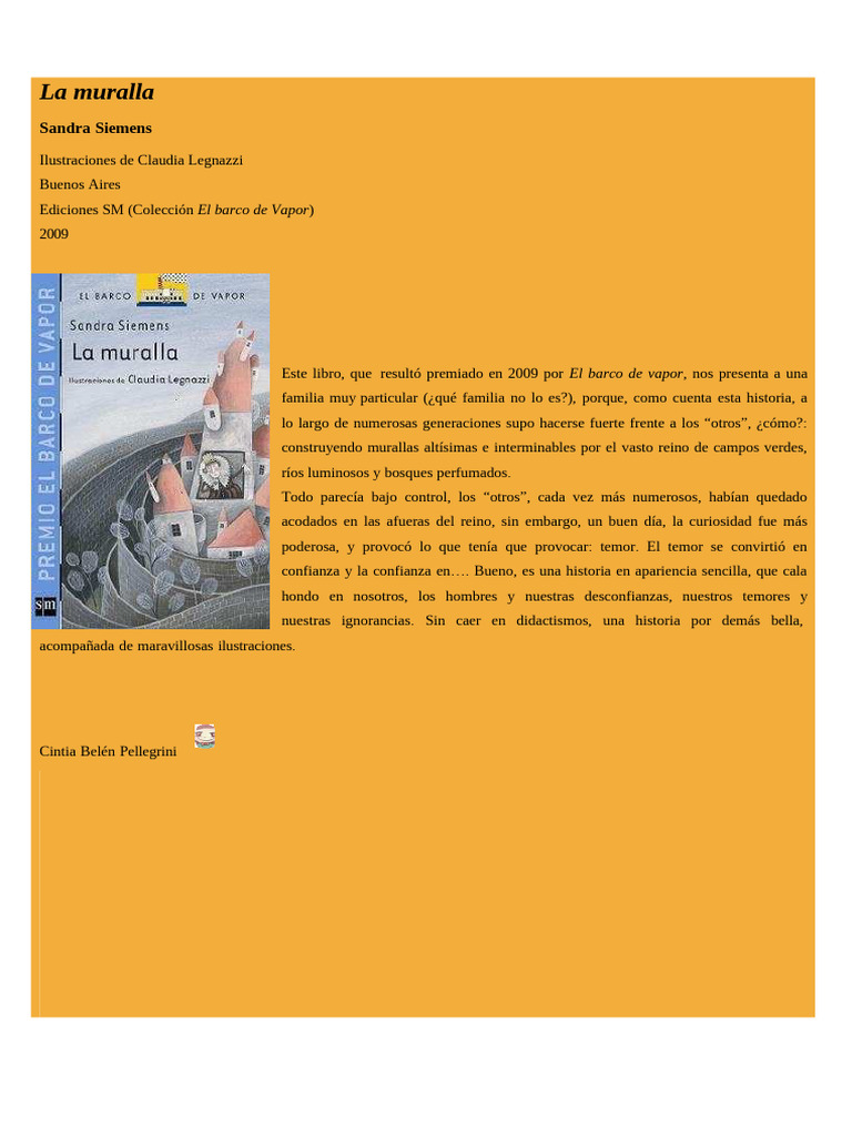 La muralla: historia de desconfianza | PDF
