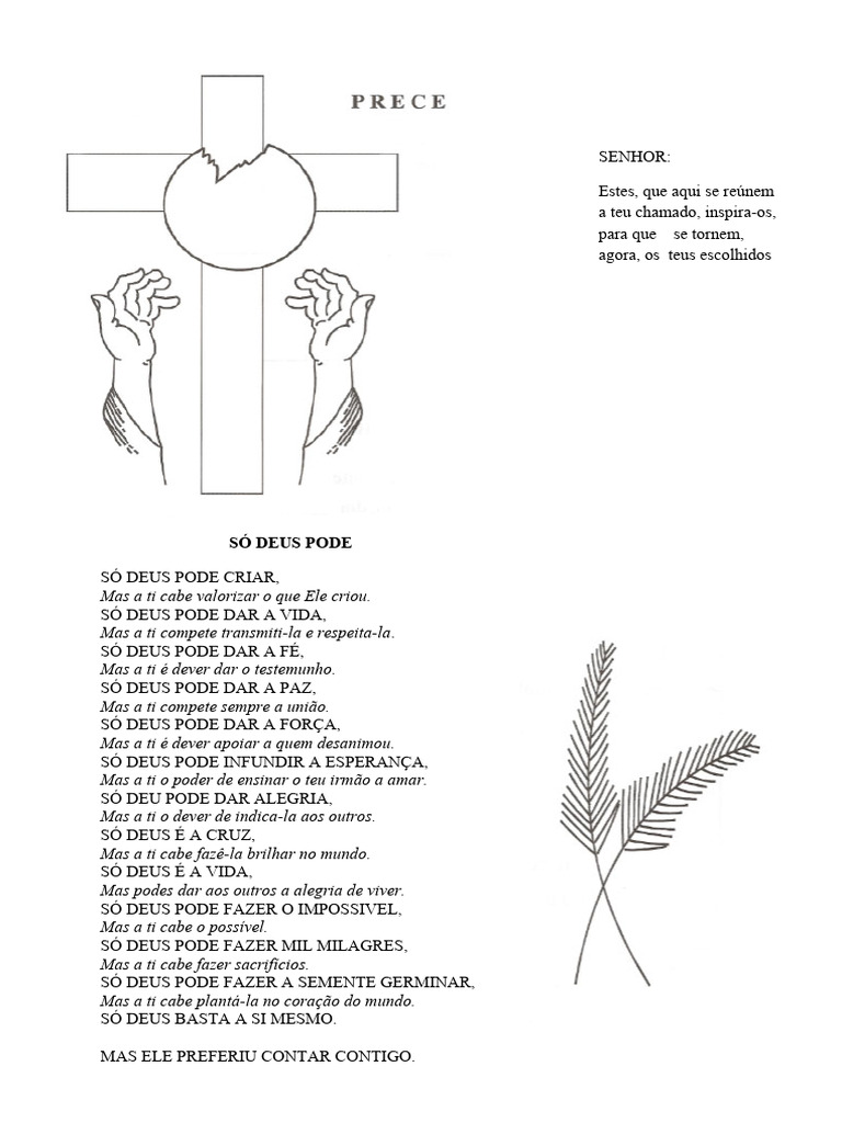 Só Deus Pode: Reflexões e Preces | PDF