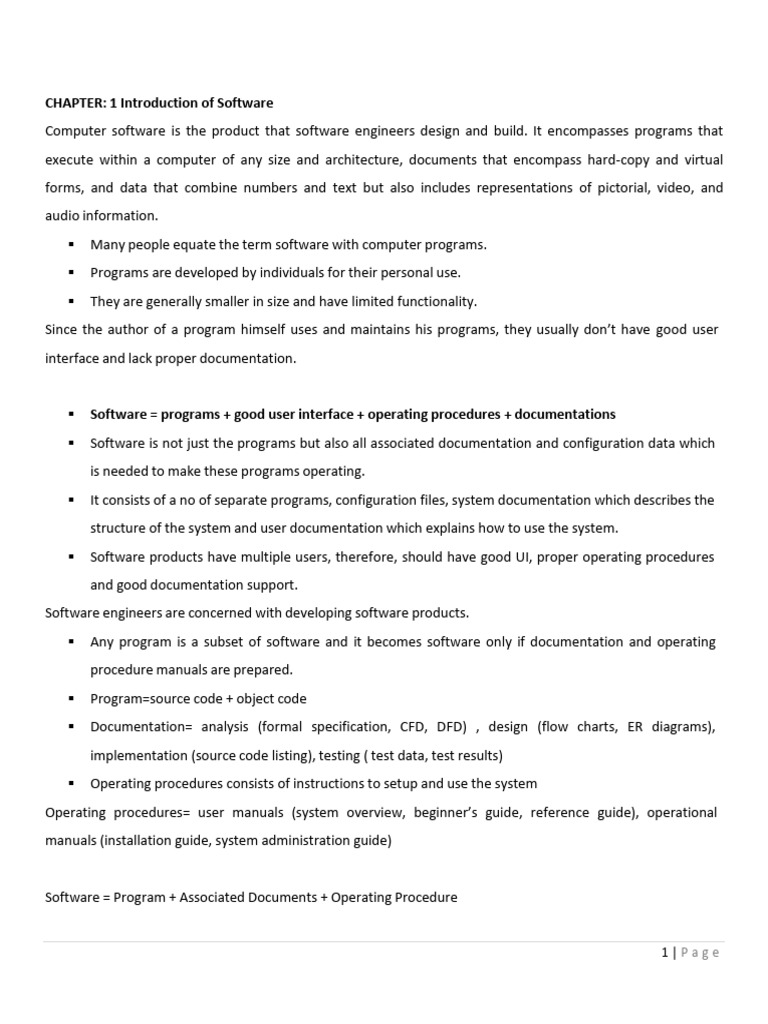 Introduction to Software Engineering Concepts | PDF | Software ...
