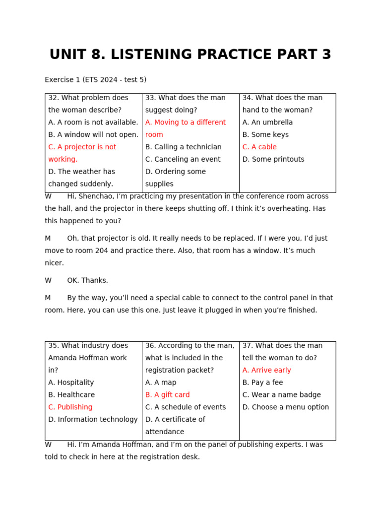 Key Listening 8 Pdf