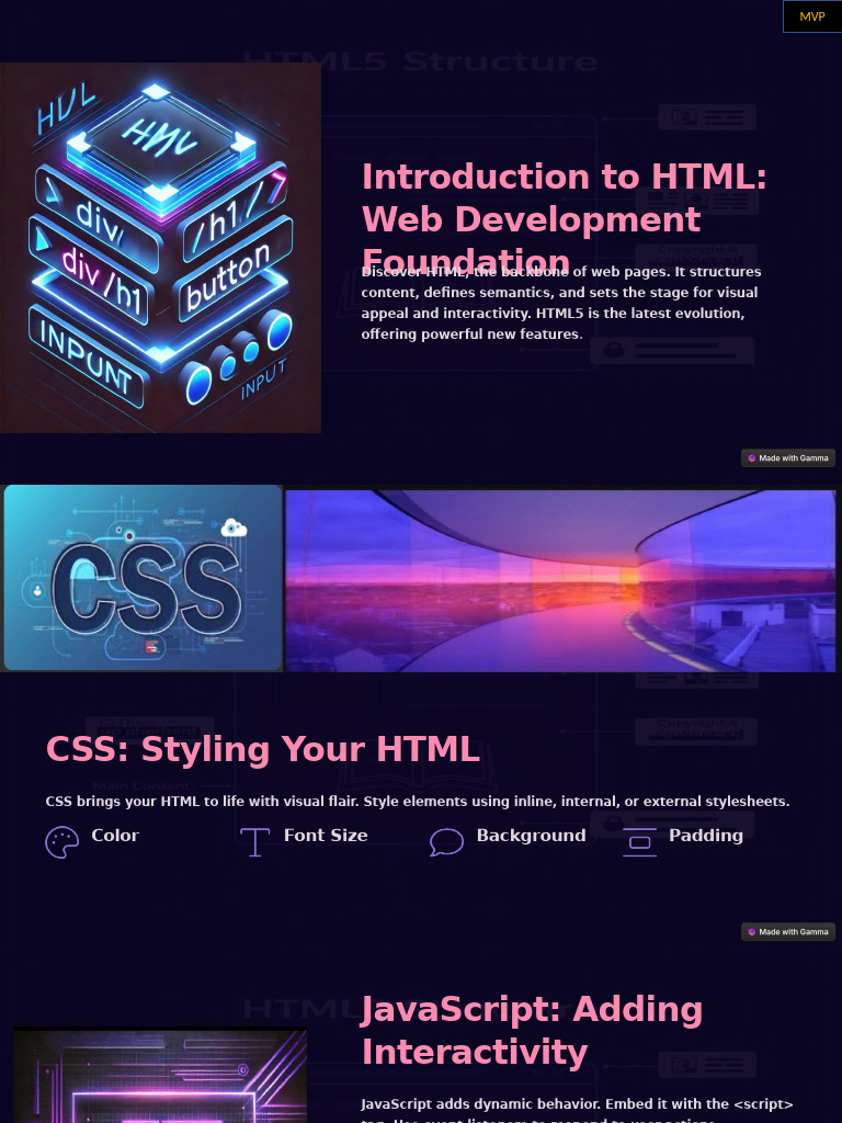 Introduction To HTML: Web Development Foundation | PDF