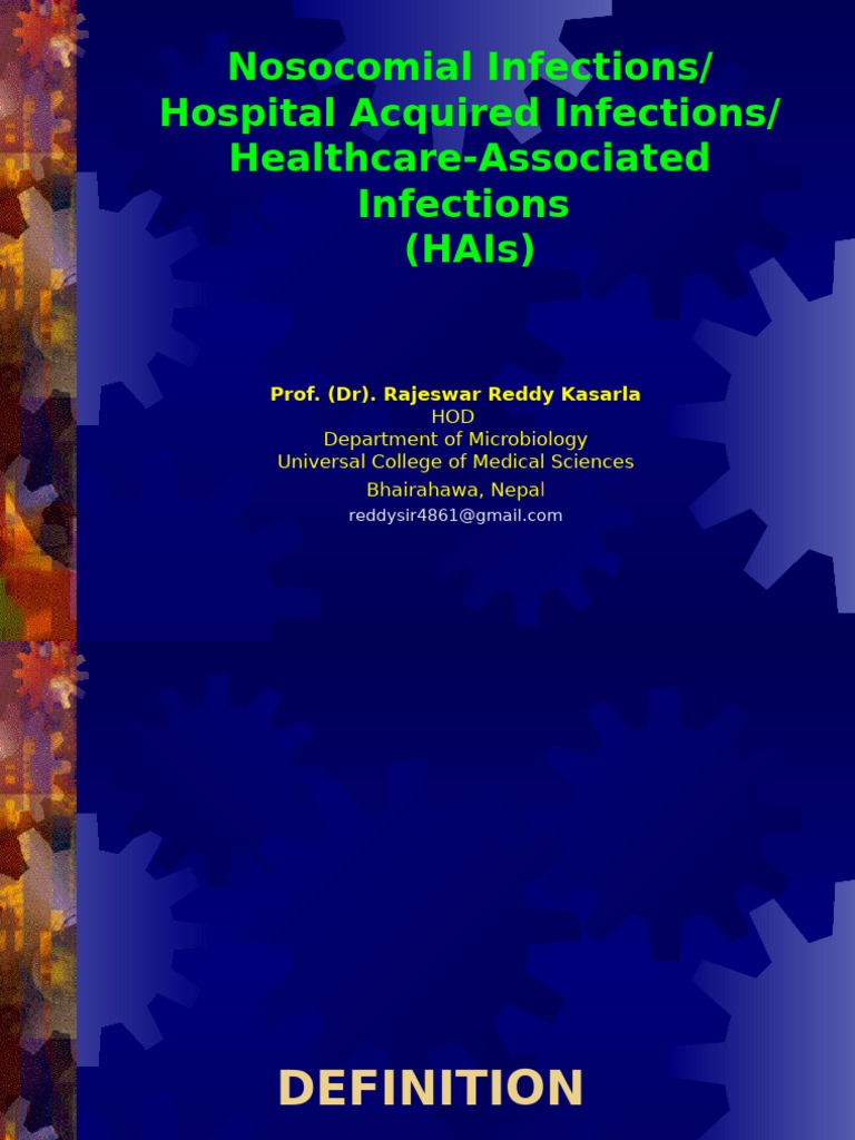 Nosocomial Infections 3 | PDF | Hospital Acquired Infection | Infection
