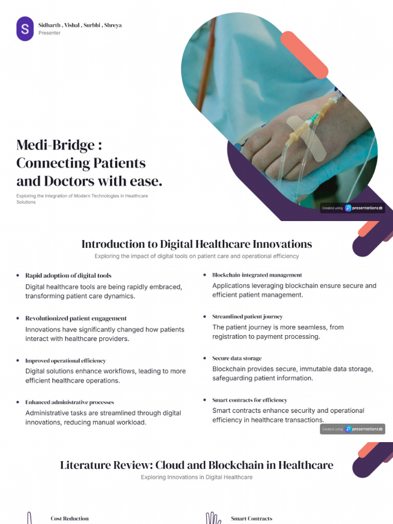 Digital Healthcare Innovations Presentation | PDF