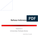 Bahasa Indonesia Tutorial 3 (Modul 1&2)