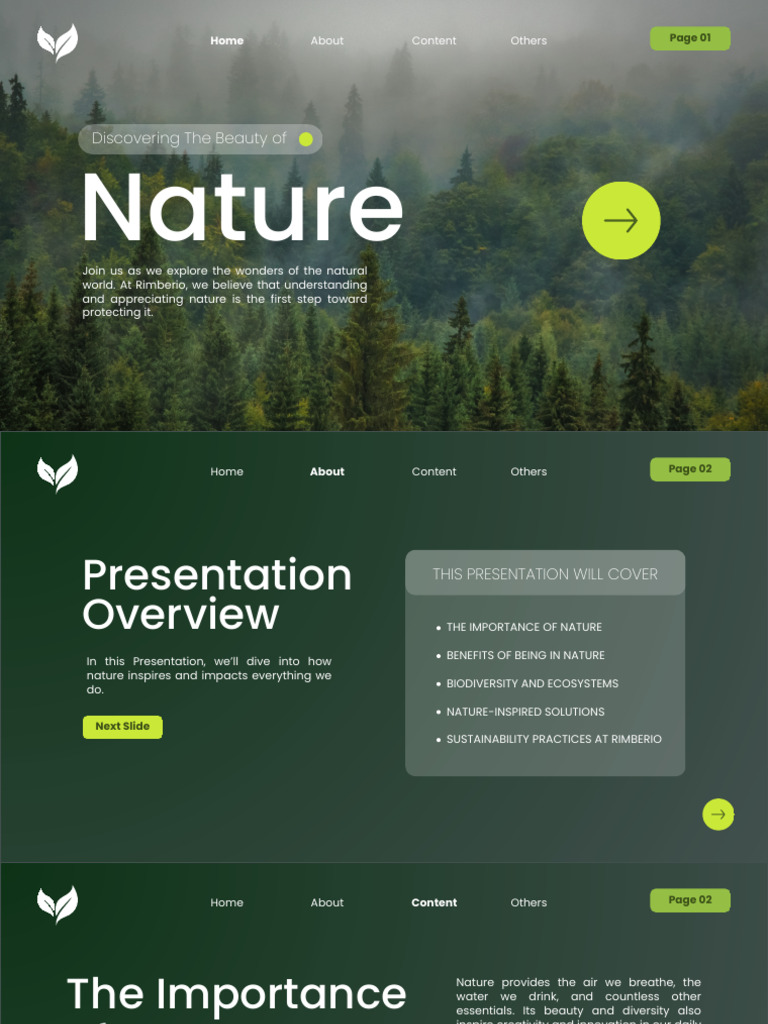 Green Clean Minimal Nature Presentation | PDF | Nature | Ecosystem