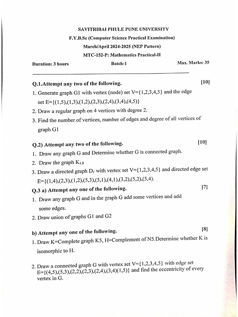 Mathematics Slips Sem 2 | PDF
