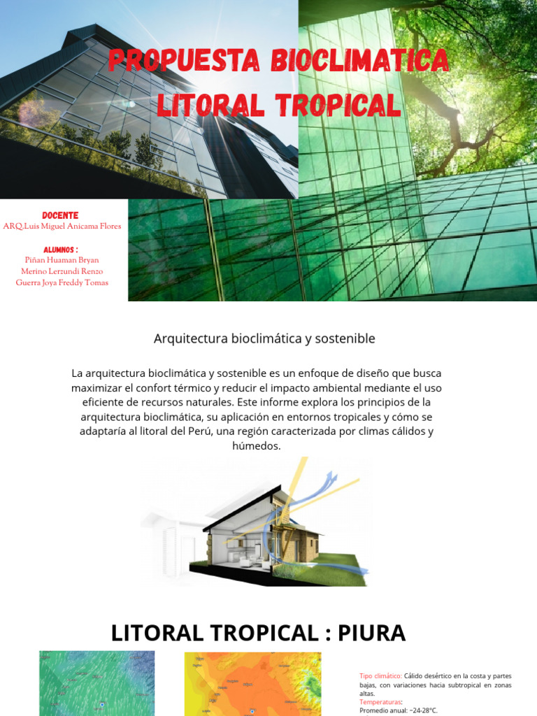 Propuesta de Vivienda Bioclimática en Litoral | PDF | Clima | Atmósfera