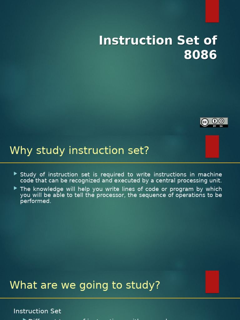 8086 Flag Manipulation Instructions | PDF | Pointer (Computer ...