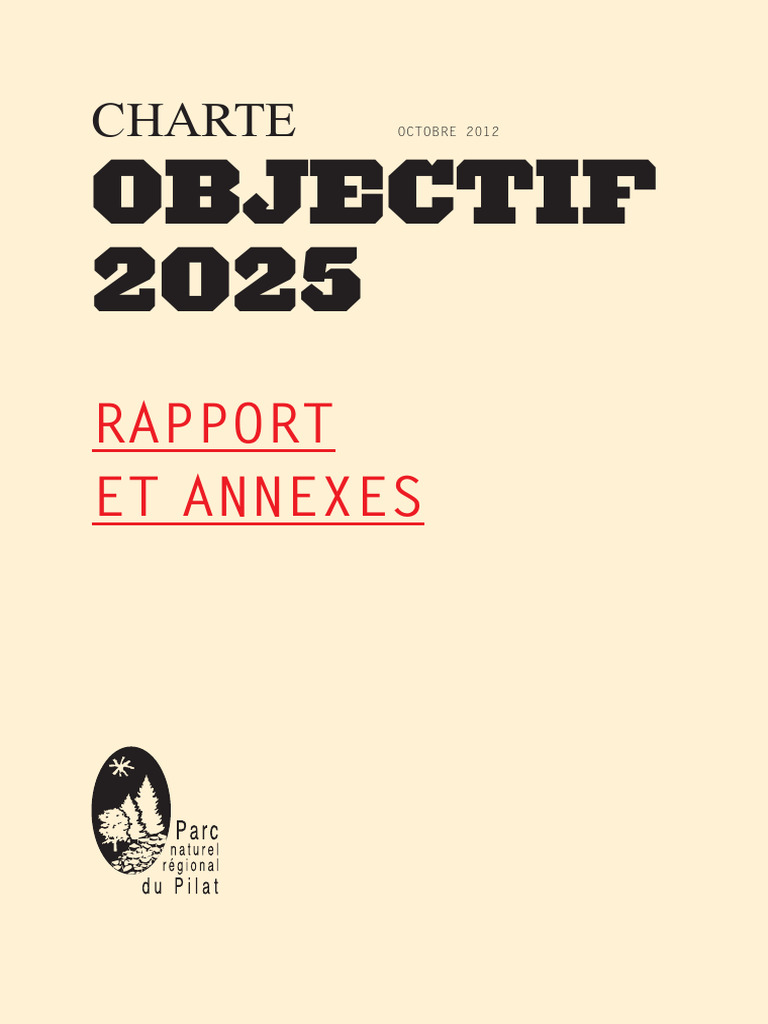 Charte Objectif 2025 : Stratégies Durables | PDF | Développement ...