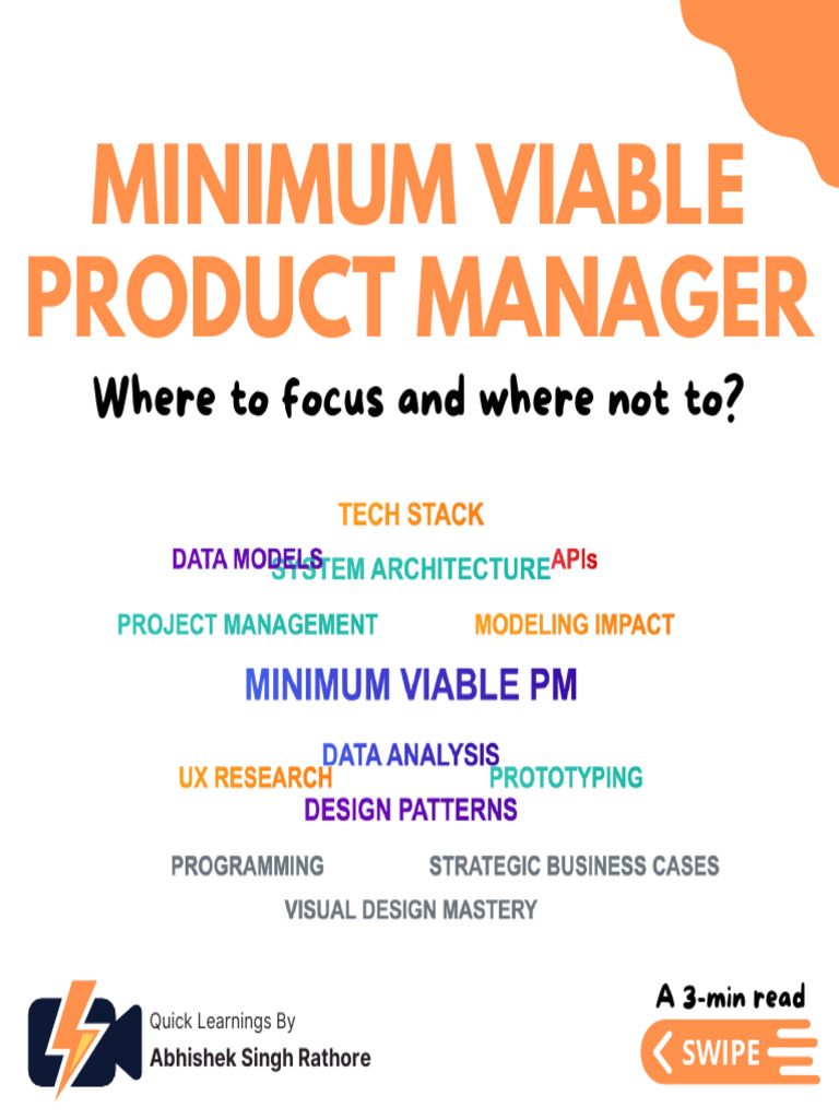 Minimum Viable Product Manager 1742770366 | PDF | Learning | Cognition