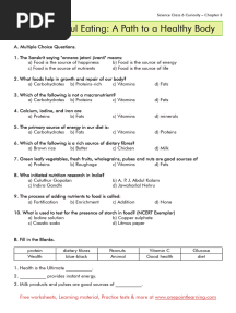 class-6-science-chapter-3-Mindful-Eating-A-Path-to-a-Healthy-Body