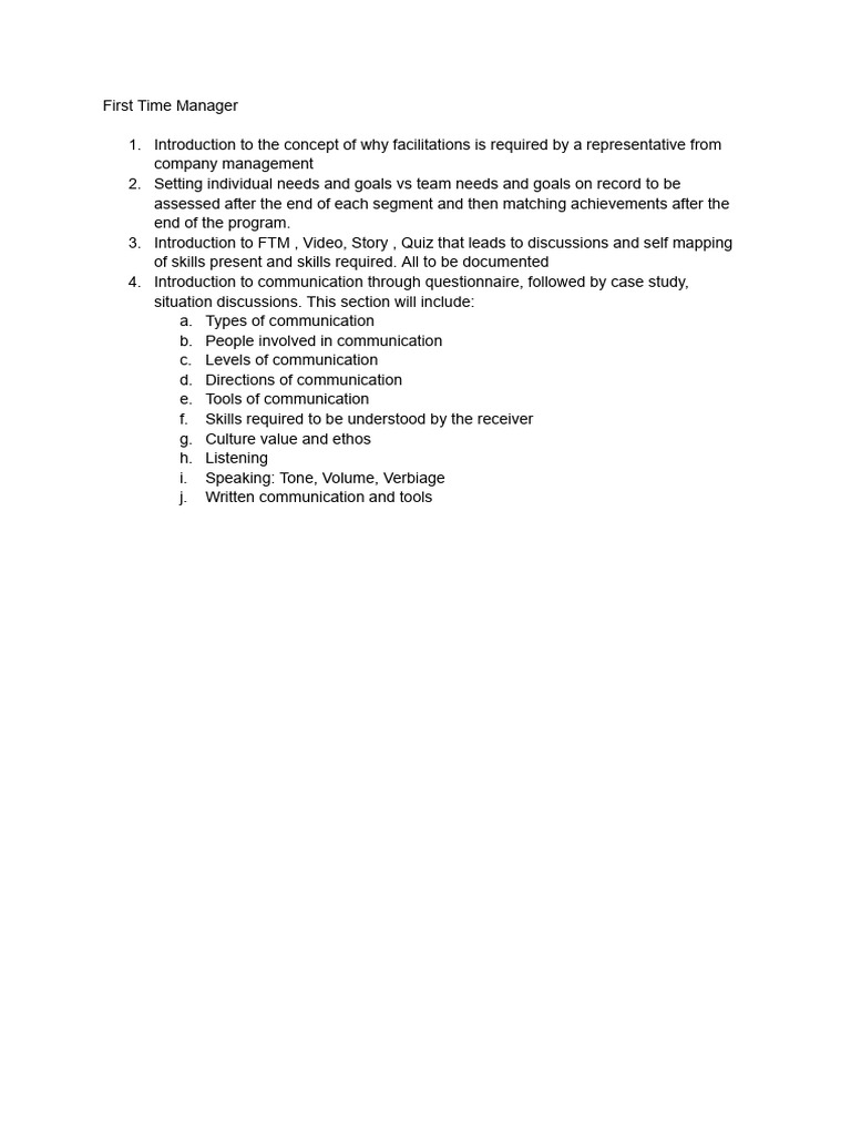 FTM Methodology - 1 | PDF