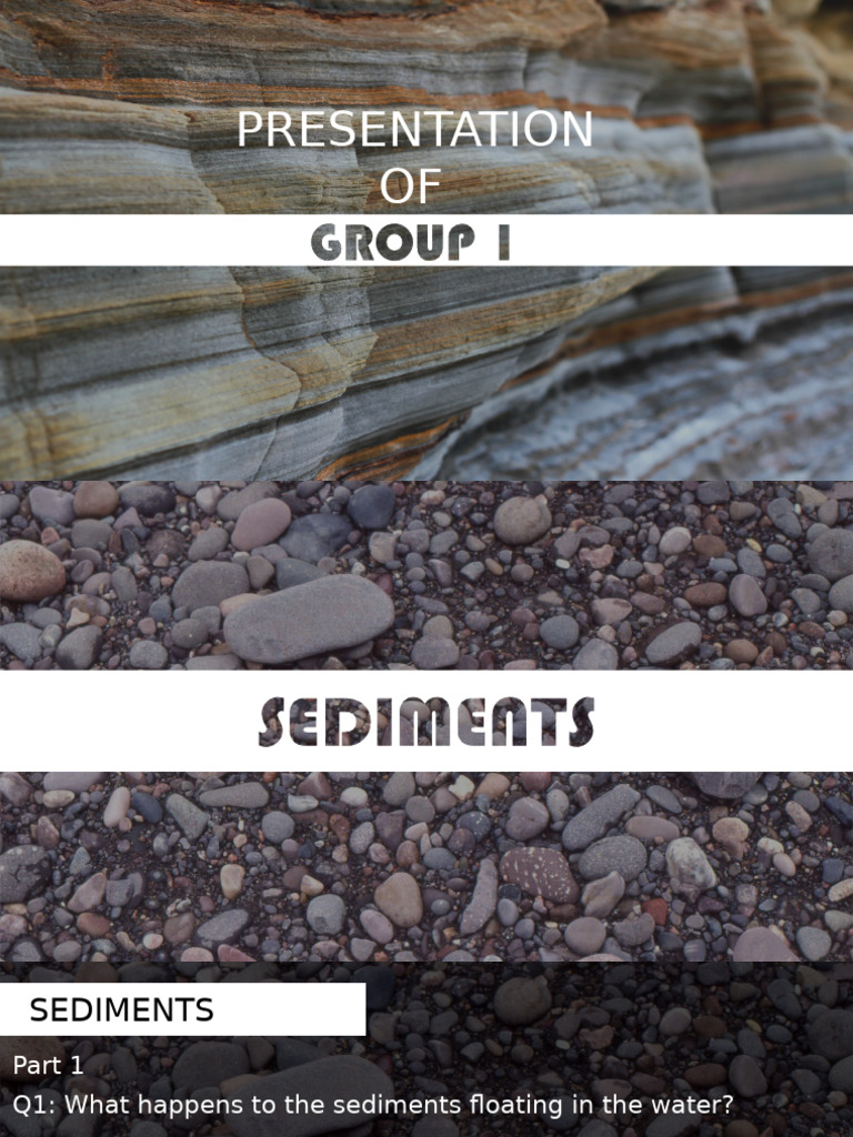 Understanding Sediment Movement and Formation | PDF | Sedimentary Rock ...