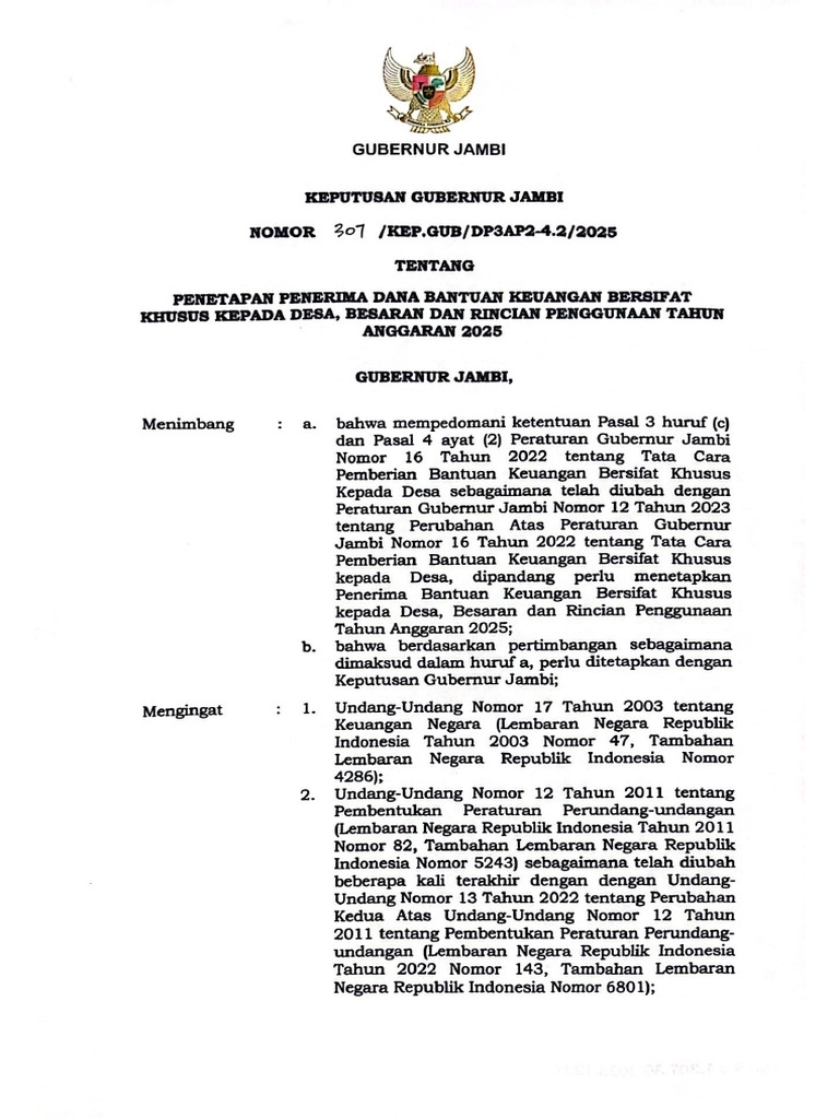 Sk Penetapan Penerima Bkbk Ta 2025 Pdf