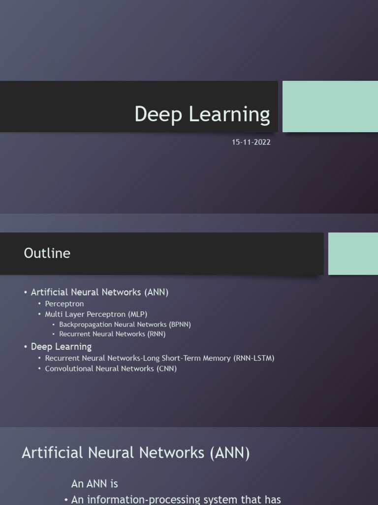 Deep Learning Techniques Overview | PDF | Deep Learning | Applied ...