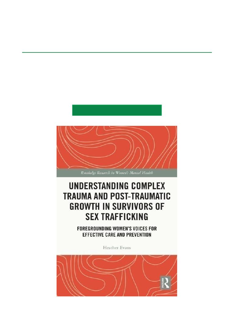 Trauma and Growth in Sex Trafficking Survivors | PDF | Human ...