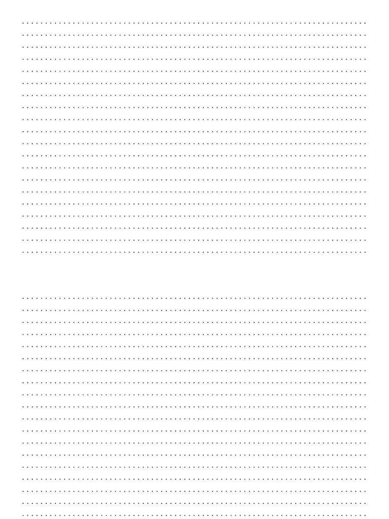 CAIE Style Dotted Notebook 20 Lines | PDF