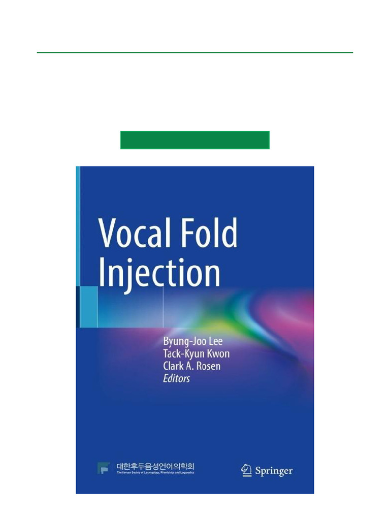 Vocal Fold Injection Techniques Guide | PDF | Larynx | Injection (Medicine)