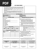 Hot Work Permit Template and Guidelines | PDF