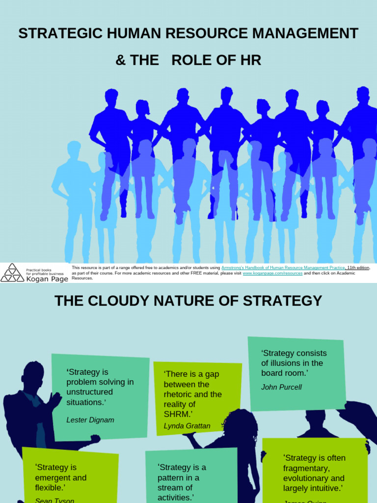 Strategic HRM and Role of HR Function 21 March 13 | PDF | Human ...