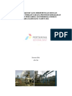 Cover Faktor-Faktor Yang Berhubungan Dengan Pengetahuan Terkait Sarana Proteksi Kebakaran Aktif Di PT Pertamina Geothermal Energy Tahun 2012