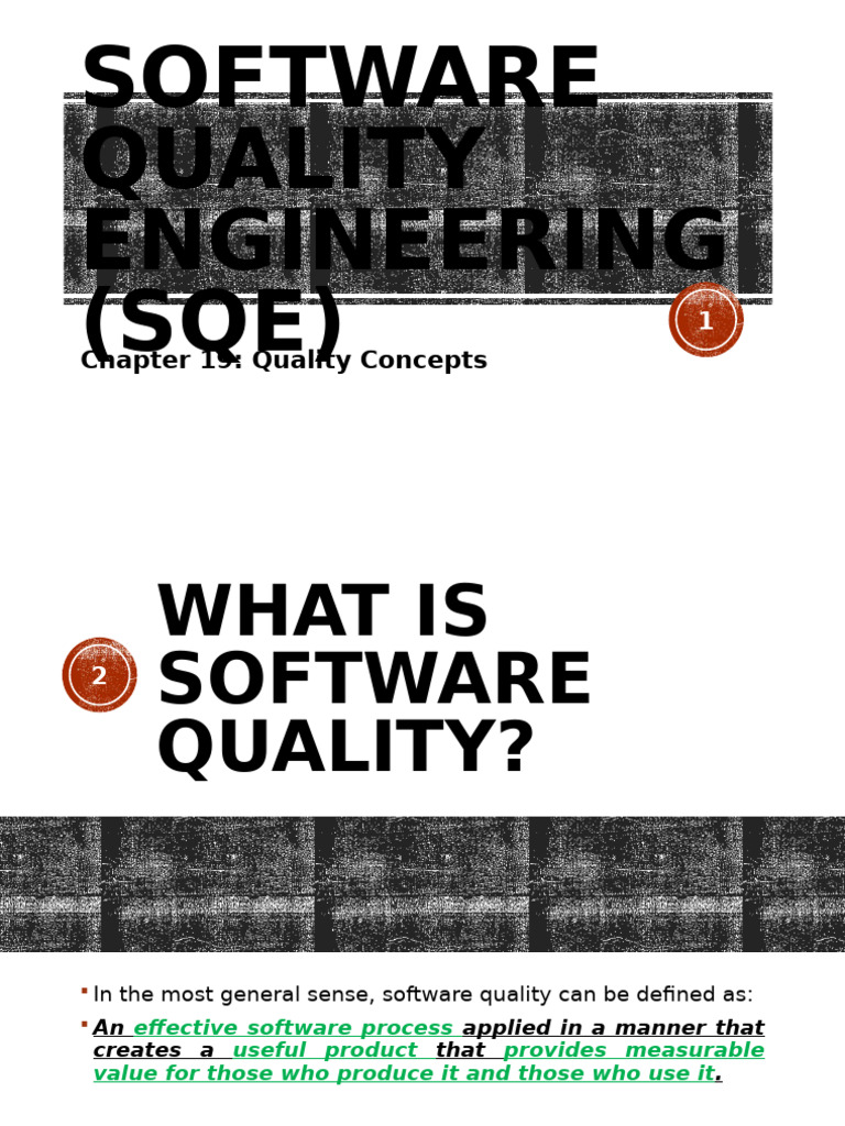 Software Quality Concepts Explained | PDF | Software | Software Quality