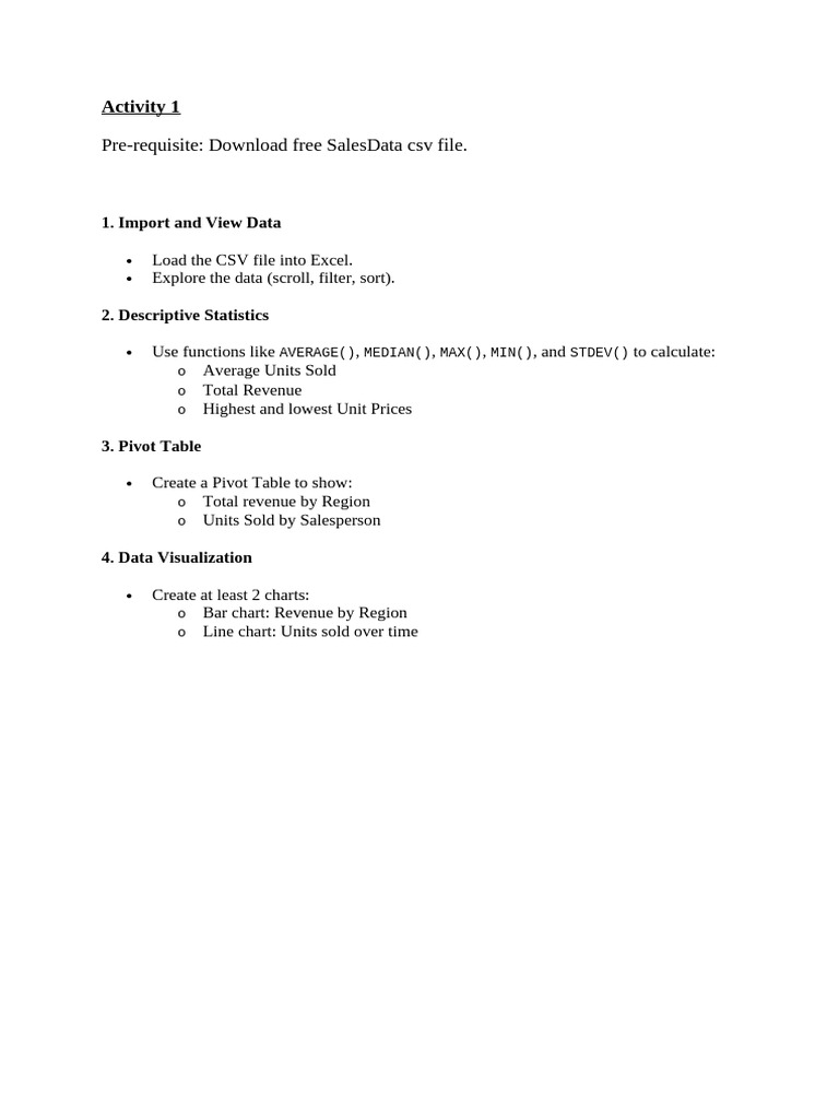 Activity 1 | PDF