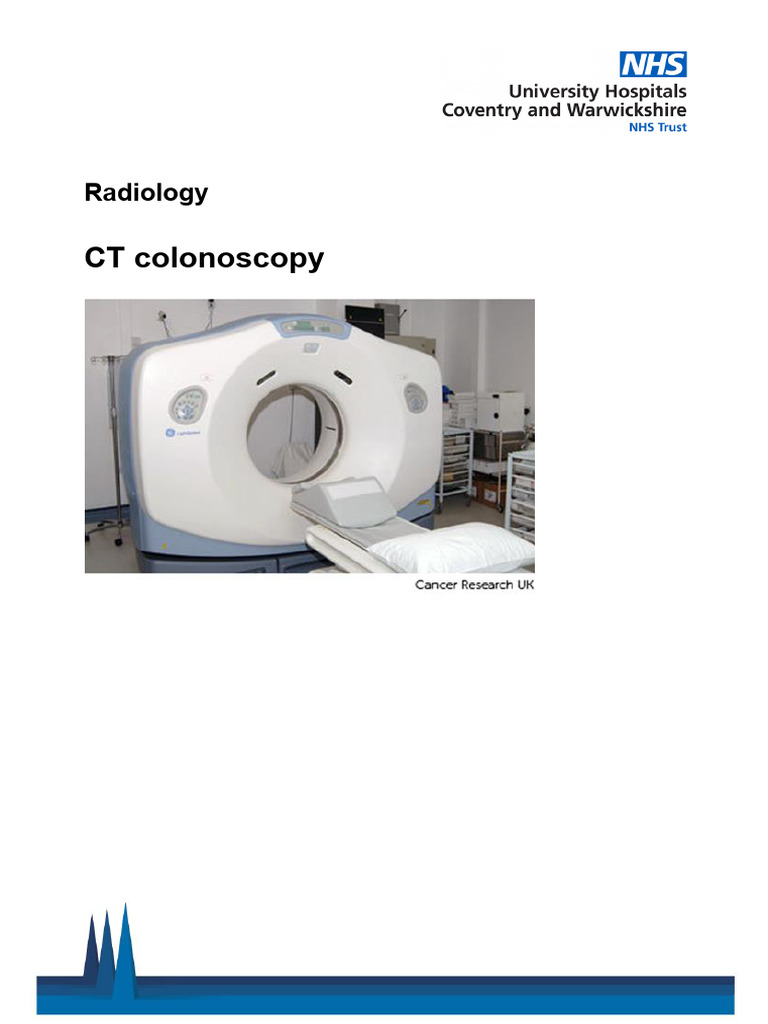 CT Colonoscopy Patient Preparation Guide | PDF | Ct Scan | Medical ...