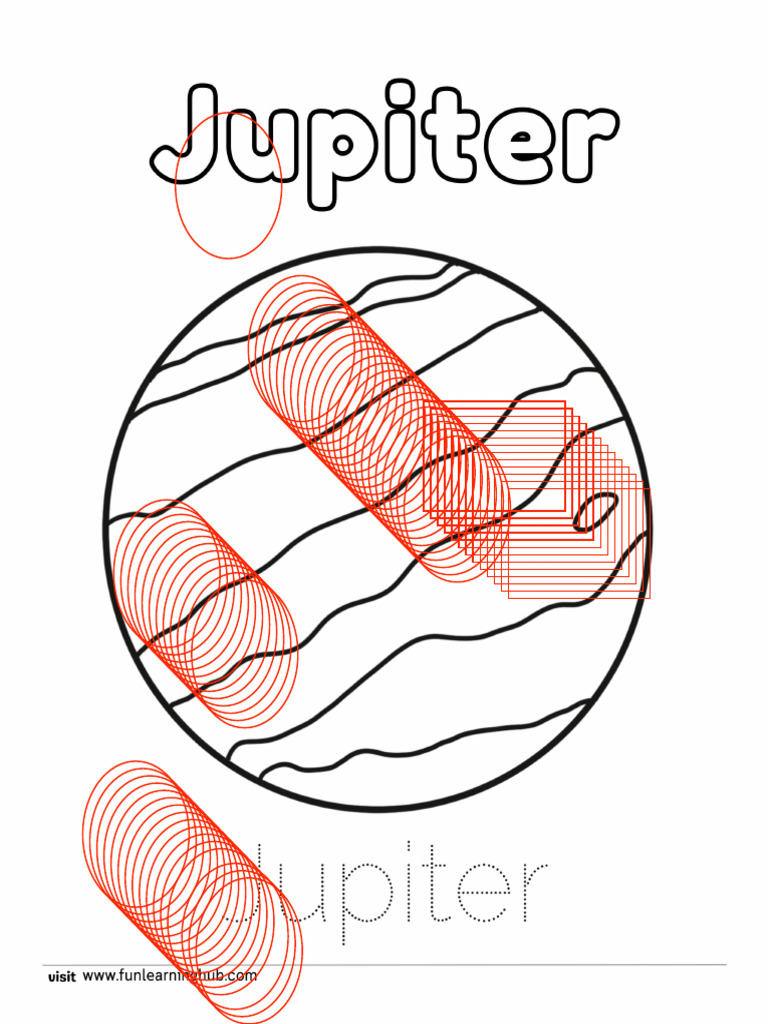 Jupiter Coloring Page 43 | PDF
