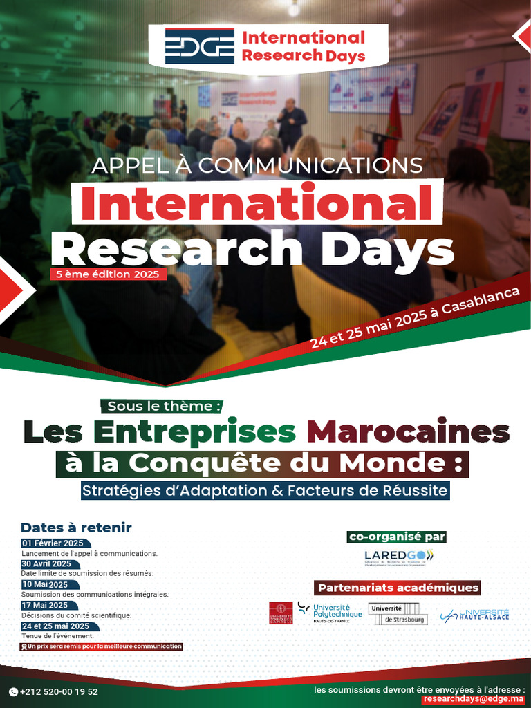 eird 2025 | PDF | Maroc | Marque